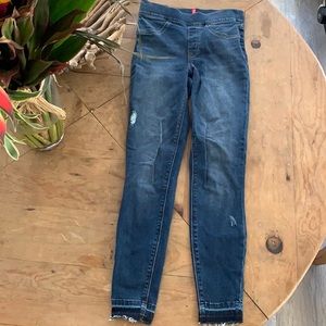 Size XS Spanx Distressed Jean Leggings